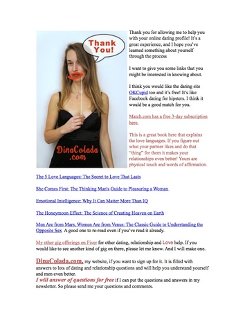 Creating your online dating profile