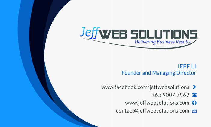 format of a business card